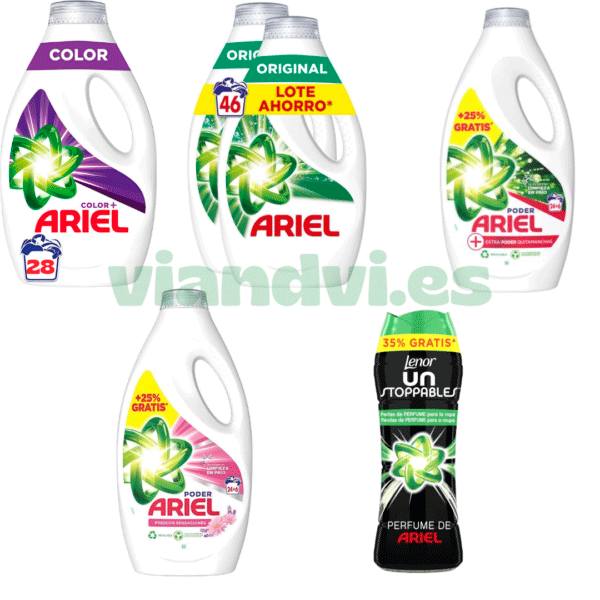 Descubre Ariel Detergente Líquido: Lote de Prueba con Lenor Unstoppables