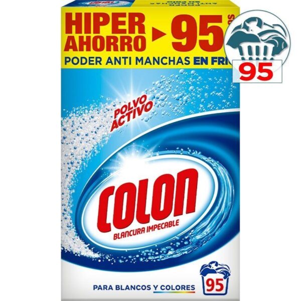 Colon Detergente en Polvo Maleta Hiper Ahorro 95 Lavados