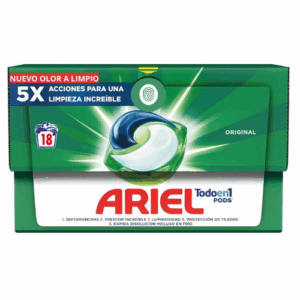 Ariel Pods Todo en 1 Original 18 Cápsulas