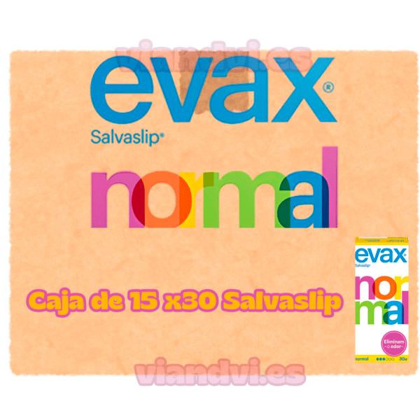 Evax Salvaslip Normal Pack Ahorro 450 Unidades (15 x 30 unidades)