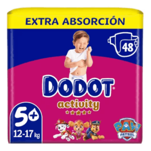 Dodot Activity Talla 5+ Paquete de 48 Pañales