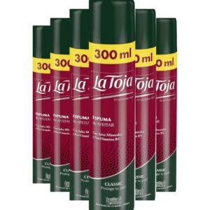 La toja espuma de afeirar clásica pack de 6