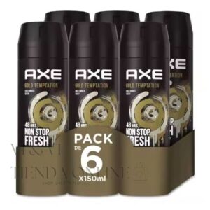 axe gold temptation desodorante pack de 6