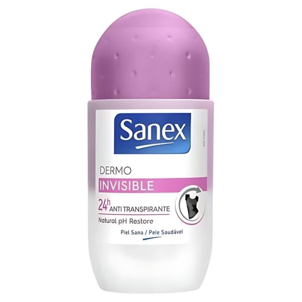 Sanex Dermo Invisible Desodorante Anti Transpirante Duplo 2 x 50ml - Imagen 2