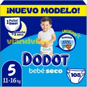 dodot bebé seco talla 5