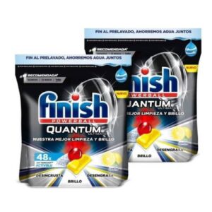 finish quantum ultimate limon pack 96 cápsulas