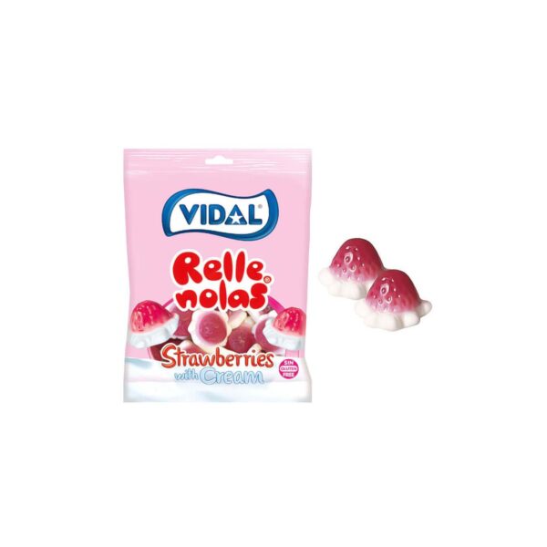 Fresones con Nata Rellenolas Vidal Golosinas 85g