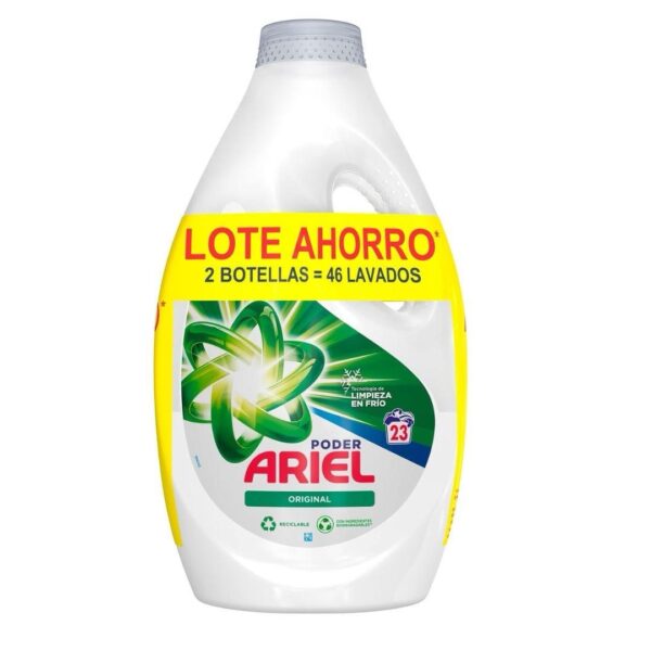 Ariel Original Detergente Líquido 46 Lavados (Pack 2 x 23) - Imagen 3