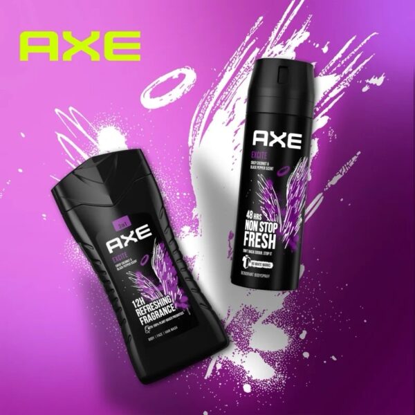 Axe Excite 400ml Gel de Ducha Pack de 3 - Imagen 4