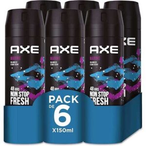 axe marine desodorante pack de 6