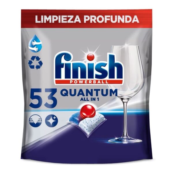 ¡Lote XXL Finish Quantum + Fairy Ultra! Pack Todo en 1 para lavavajillas - Imagen 4