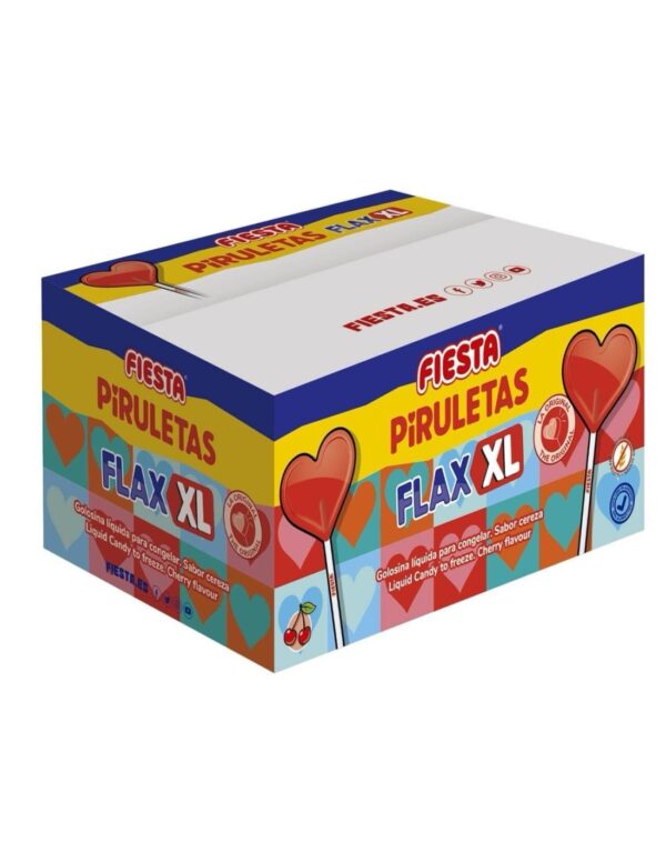 PIRULETA Flax XL Cereza Caja de 30