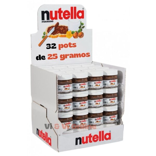 nutella bote 25 gramos eventos pack 32