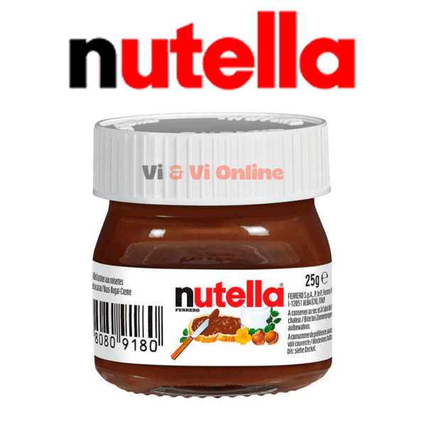 nutella bote 25 gramos eventos pack 64