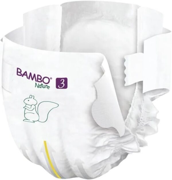 Pañales Bambo Nature Ecológicos Talla 3 (4 a 8kg) Pack de 52 pañales - Imagen 3