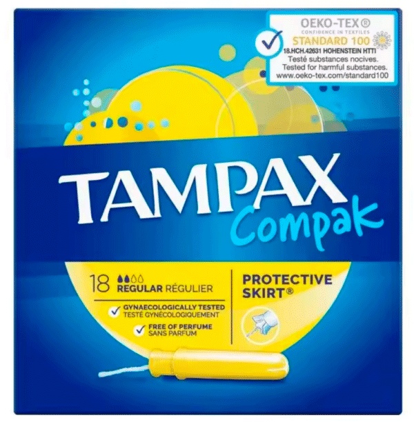 Tampax Compak Regular Pack Ahorro 6 x 18 tampones - Imagen 2