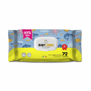 Baby Lindo Aqua 99% Paquete de 72 Toallitas
