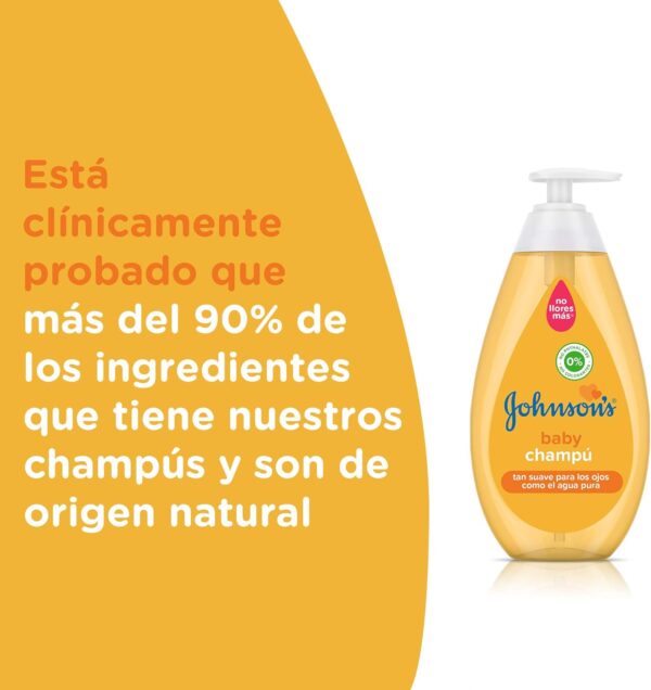 Johnson's Baby Champú Clásico 500ml - Imagen 2