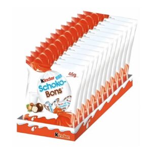 Kinder Schokobons Caja de 12 Bolsas de 46g