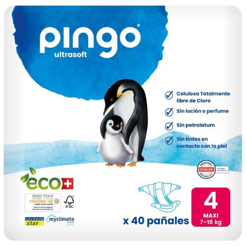 Pingo talla 4 pañales ecológicos para bebé
