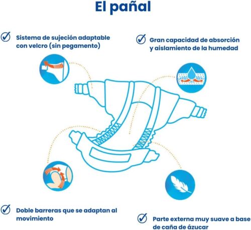 Pingo Pañales Ecológicos Talla 4 (7-18kg) Pack de 40 pañales - Imagen 2