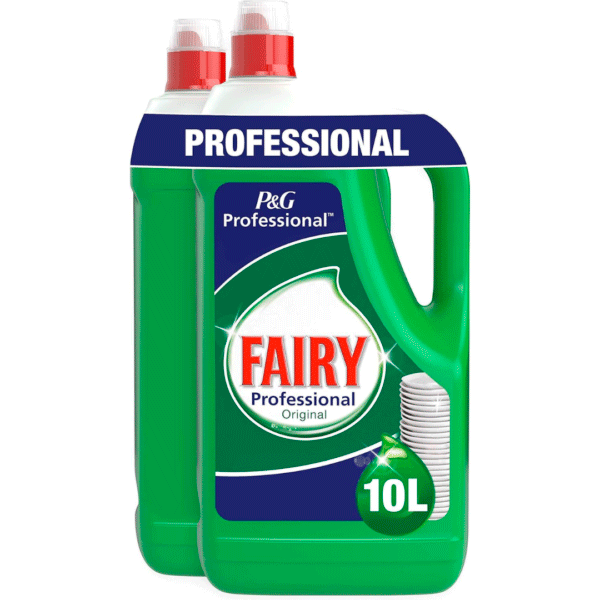 Fairy Professional Lavavajillas a Mano 10L | Pack 2 x 5 LITROS