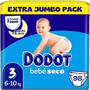 Dodot Bebé Seco Talla 3 Pañales