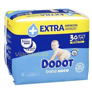 dodot talla 3 extra absorción