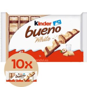 kinder bueno white 10 unidades