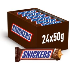 snickers chocolatinas caja de 24