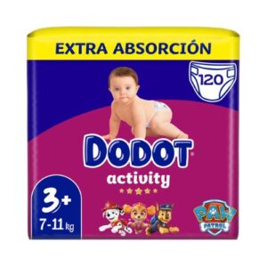 dodot activity talla 3+ 120 pañales