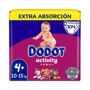 dodot activity talla 4+ 104 pañales