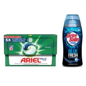 Ariel Pods Original Pack con Perlas Perfumadas Blue Fresh