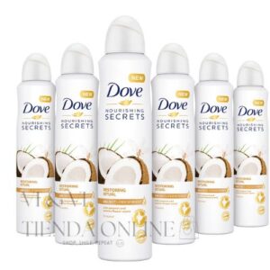dove nourishing secrets desodorante spray pack 6