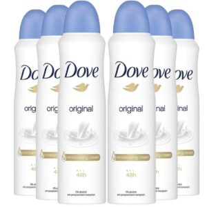 dove original desodorante pack de 6 x 250ml