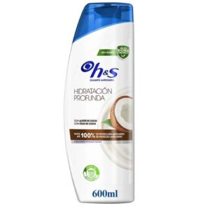 h&s hidratacion profunda con aceite de coco champú anticaspa