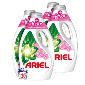 Ariel Sensaciones Detergente Liquido Toque Lenor Mega Pack 120 Lavados