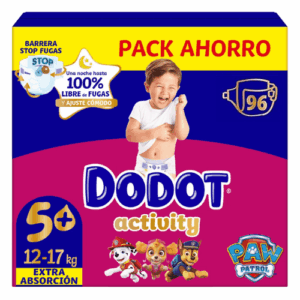 Dodot Activity Talla 5+ Caja de 96 Pañales