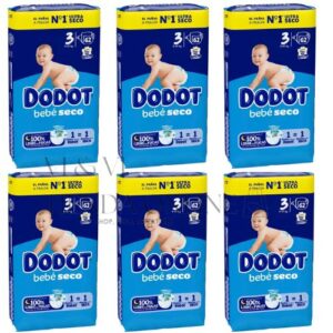 dodot bebé seco talla 3 mega pack