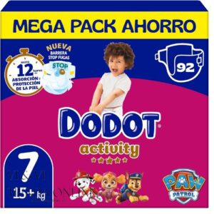 DODOT ACTIVITY TALLA 7 92 PAÑALES