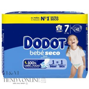 DODOT BEBÉ SECO TALLA 7 43 PAÑALES