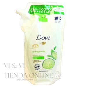 Dove Pepino y Té Verde Gel Ducha 720ml Eco Recambio