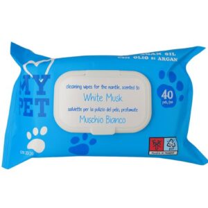 Toallitas para mascotas i love my pet almizcle blanco