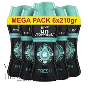 lenor unstoppables perlas de perfume fresh pack 6