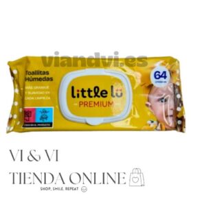 little lu premium toallitas húmedas para bebé 12 x 80