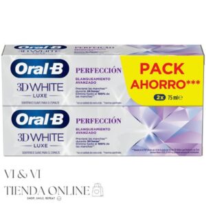 oral-b 3d white luxe perfección blanqueamiento 2 x 75ml