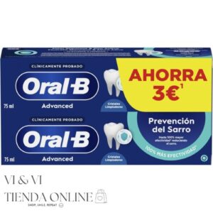 oral-b advanced prevención del saro 2 x 75ml