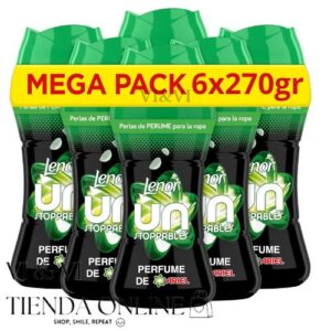 lenor unstoppables ariel pack 6 perlas de perfume para la ropa
