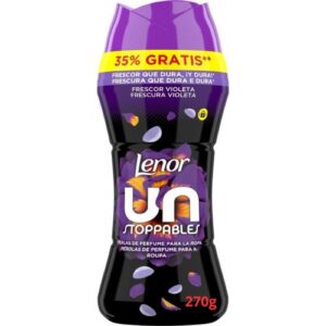 lenor unstoppables frescor violeta perlas de perfume para la ropa