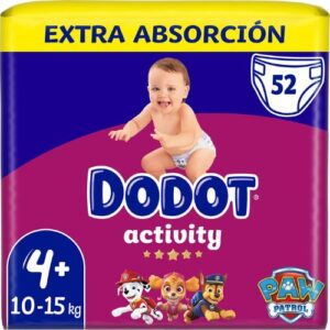 DODOT ACTIVITY TALLA 4 EXTRA ABSORCIÓN